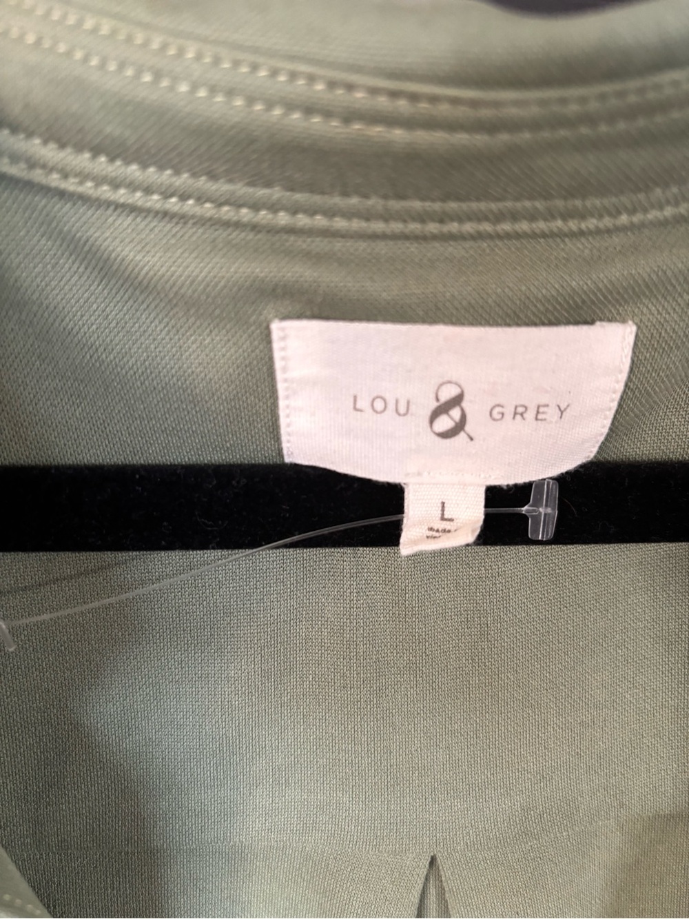 Lou & Grey Olive Green Button-Front Midi Dress - Picture 3 of 4